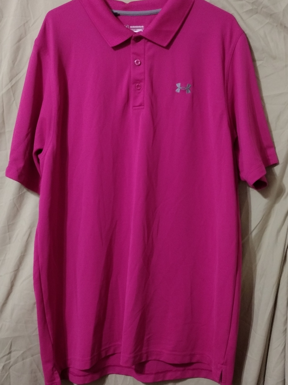 Under Armour Heatgear Men’s Magenta Polo Shirt